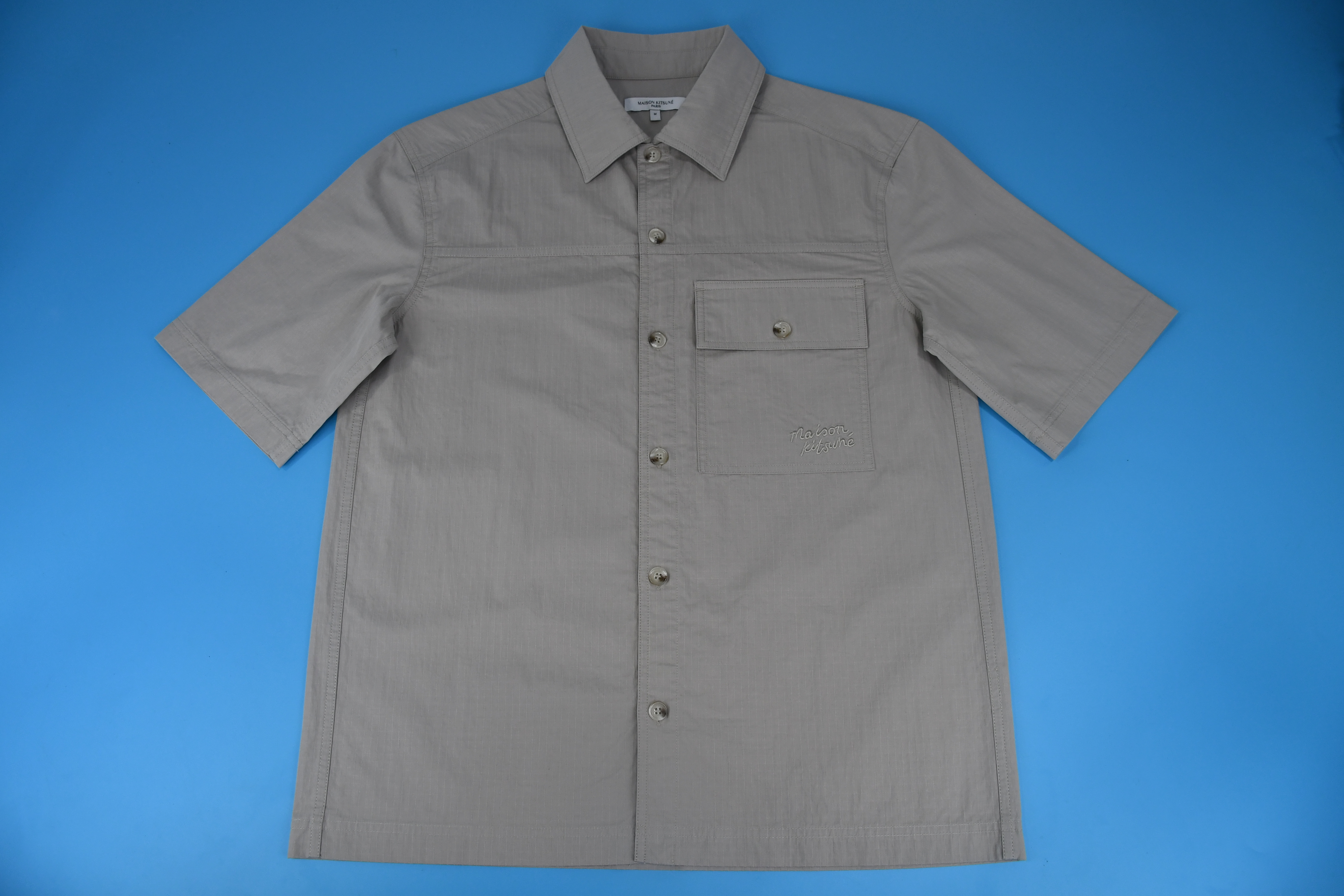Maison Kitsune semi-sleeve shirt(men's)